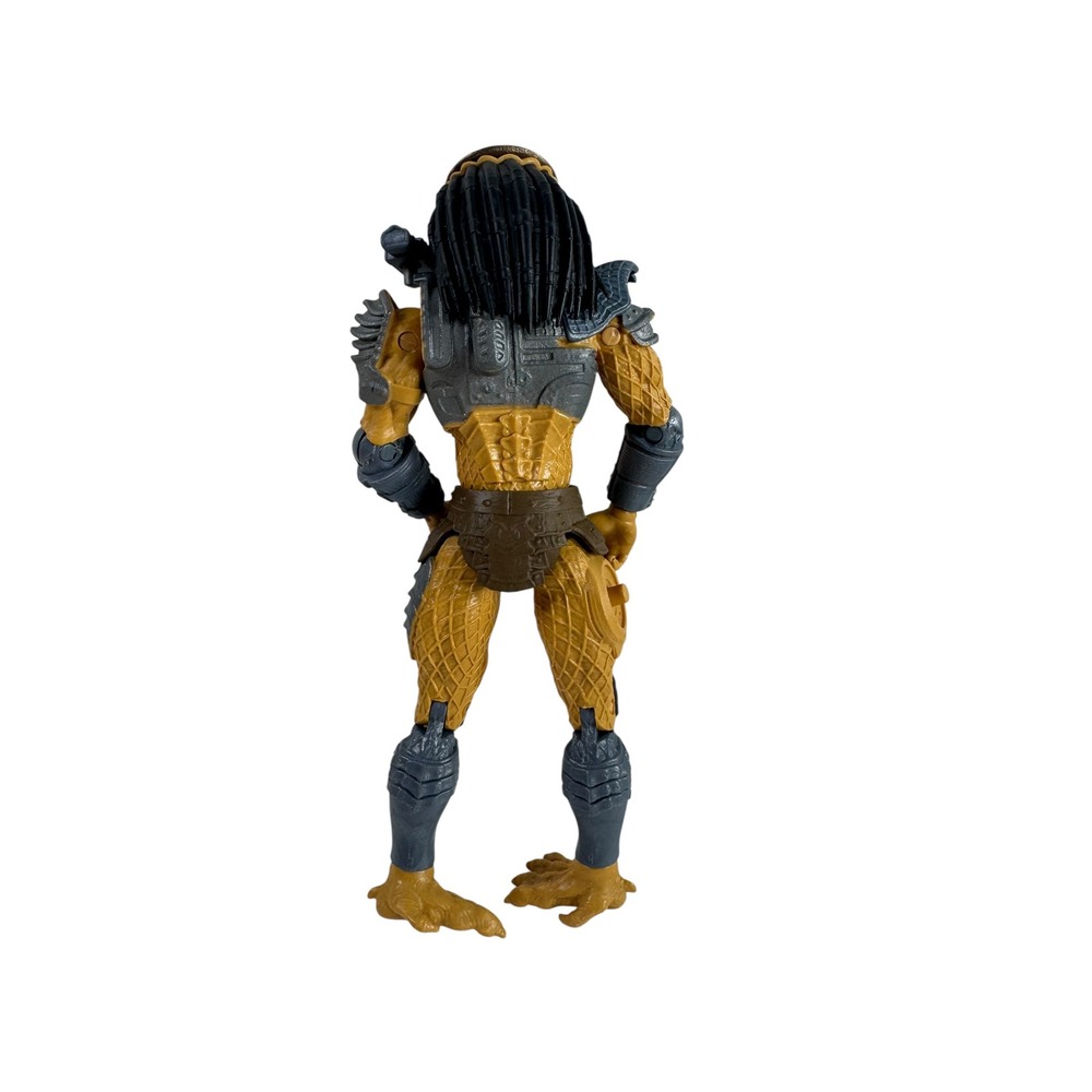Predator Action Figure Alien Hunter Sci-Fi Toy Yellow Brown Silver 4.75 Inch - Picture 4 of 7